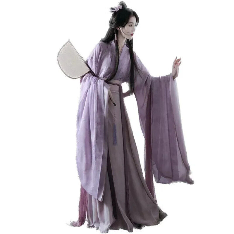 Hanfu Dress Women Ancient Chinese Hanfu 3pcs Sets Cosplay Summer Dance Dress