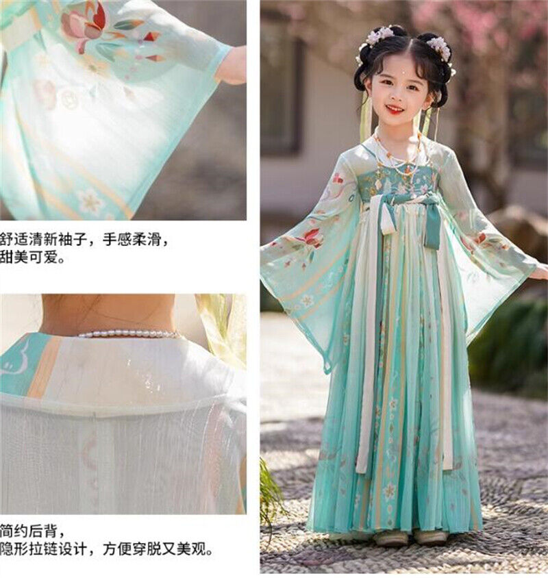 Chinese Traditional Girls Hanfu Dress Fairy Costume Girl Photography Cosplay