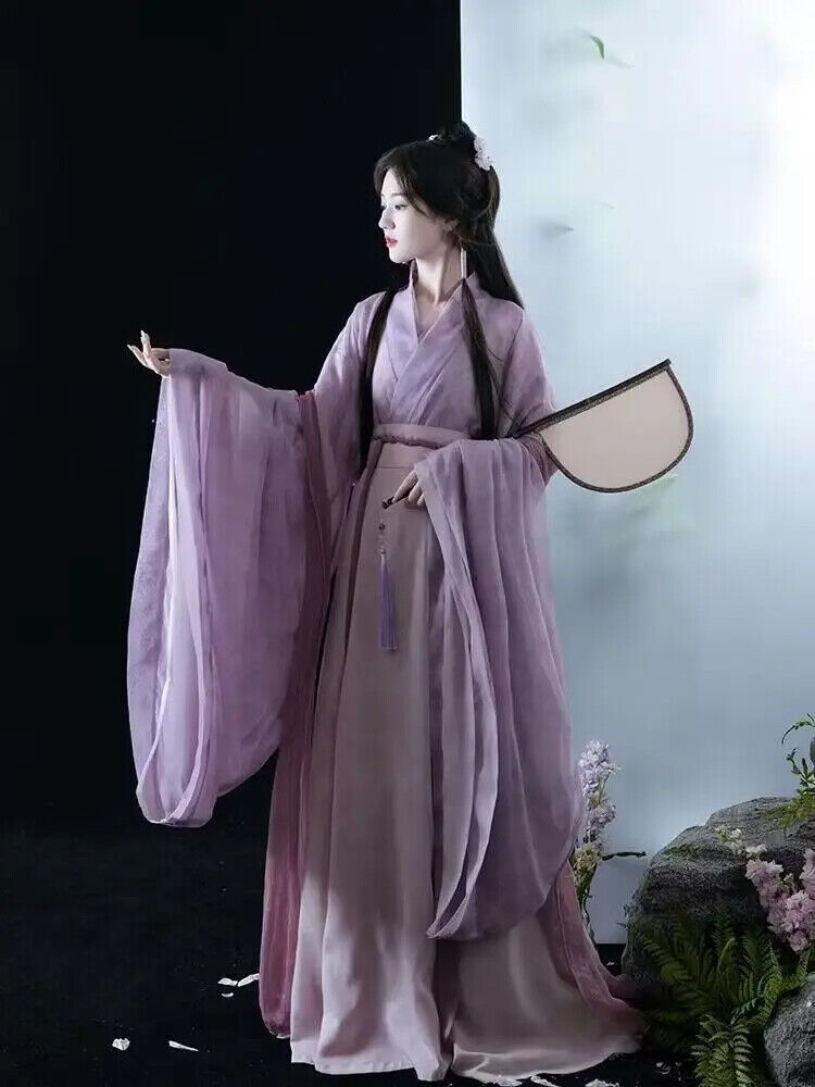 Hanfu Dress Women Ancient Chinese Hanfu 3pcs Sets Cosplay Summer Dance Dress