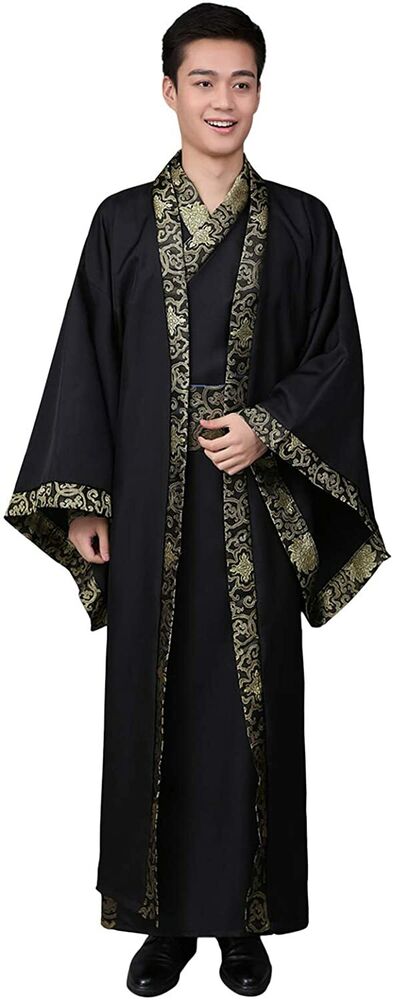 Chinese Hanfu for Men Ancient Classical Traditional Tang Suit Dynasty Outfit