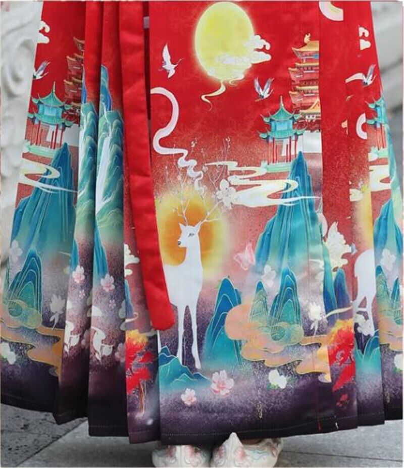 Kids Hanfu Children Ancient Costume horse-face skirt Chinese Clothing Dress