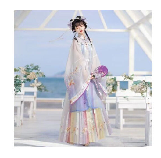 Women Ancient Chinese Traditional Hanfu Dress Cosplay Costume Summer Dance Dress