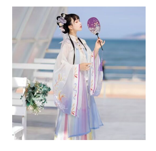 Women Ancient Chinese Traditional Hanfu Dress Cosplay Costume Summer Dance Dress