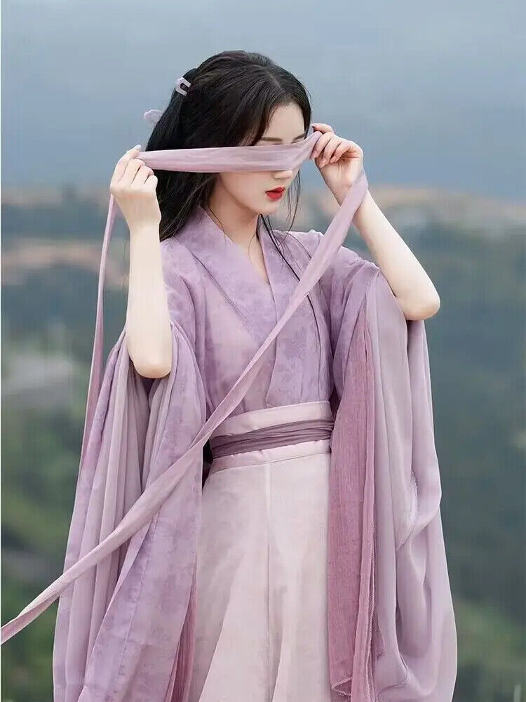 Hanfu Dress Women Ancient Chinese Hanfu 3pcs Sets Cosplay Summer Dance Dress